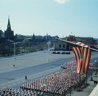 Widok z amerykańskiej ambasady, Moskwa, 1950