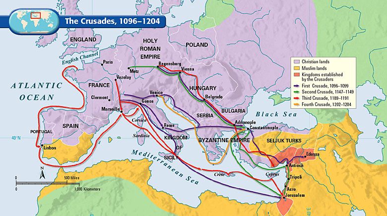 Wyprawy krzyżowe w lata 1096-1204