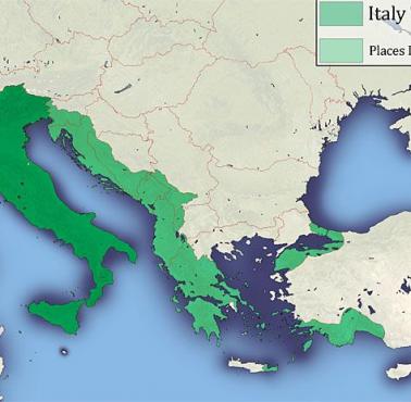 Wszystkie miejsca w Europie, które Włochy w swojej historii kontrolowały
