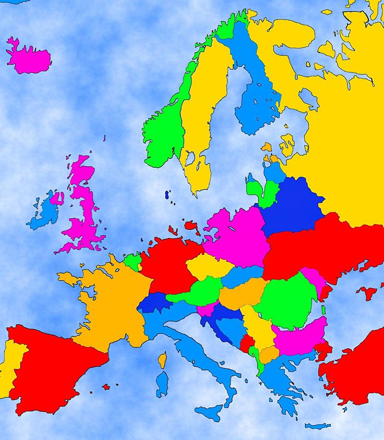 Jak będzie wyglądać mapa Europy po roztopieniu się lodu