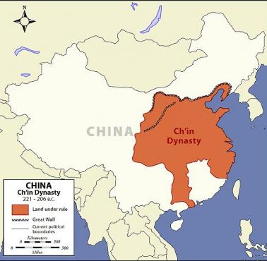 Chiny w czasach rządów dynastii Qin 221-206 p.n.e.