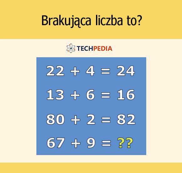 Brakująca liczba to?