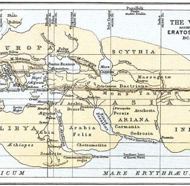 Świat według Eratostenesa, 220 lat p.n.e.