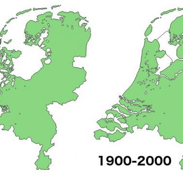 Holandia w 1300 roku i współcześnie