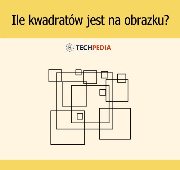 Ile kwadratów jest na obrazku?