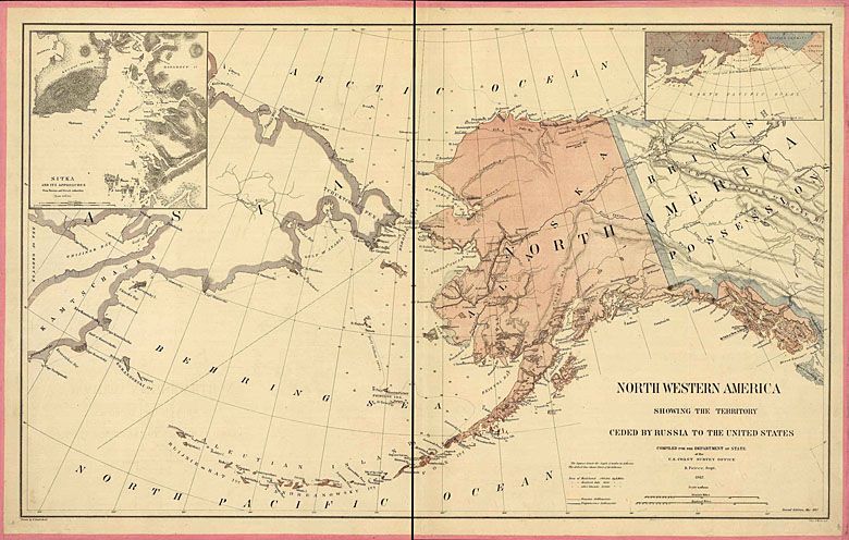 Terytorium Alaski sprzedane przez Rosję USA w 1867 roku