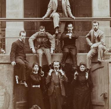 Zamordowani przez czerwonych car Mikołaj II i jego żona Aleksandra, 1899