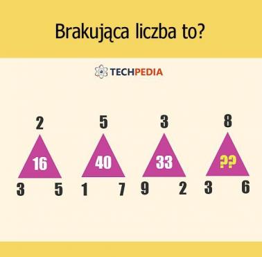 Brakująca liczba to?