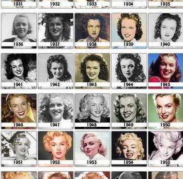Zdjęcia Marilyn Monroe od 1926 do 1962 roku