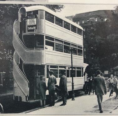 Piętrowy autobus w Berlinie, Niemcy, 1926