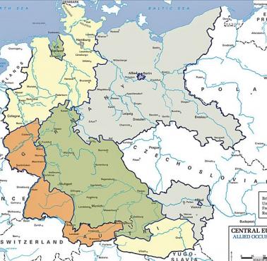 Strefy okupacyjne Niemiec w 1944 roku