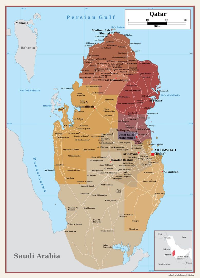 Mapa Kataru