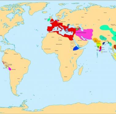 Polityczna mapa świata z 300 roku p.n.e.