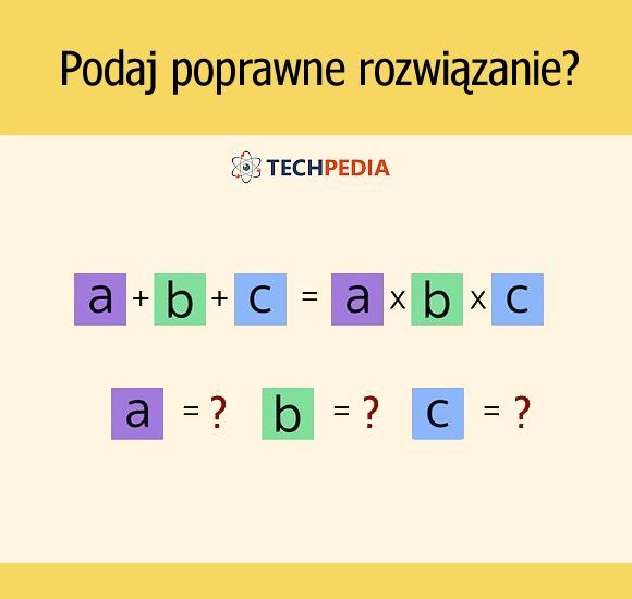 Podaj poprawne rozwiązanie