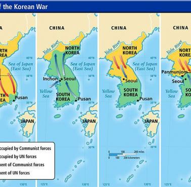 Fazy wojny koreańskiej 1950-1953