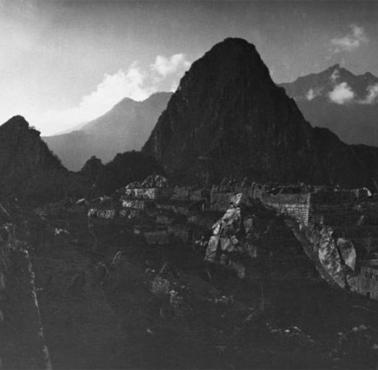 Pierwsze zdjęcie panoramiczne miasta Inków - Machu Picchu, 1900