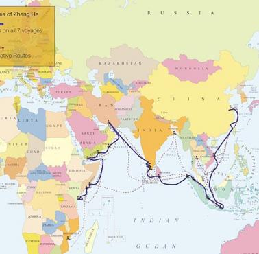 Wyprawy chińskiego podróżnika Zheng He w latach 1405-1433