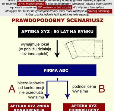 Efekt działania ustawy "Apteka dla aptekarza"