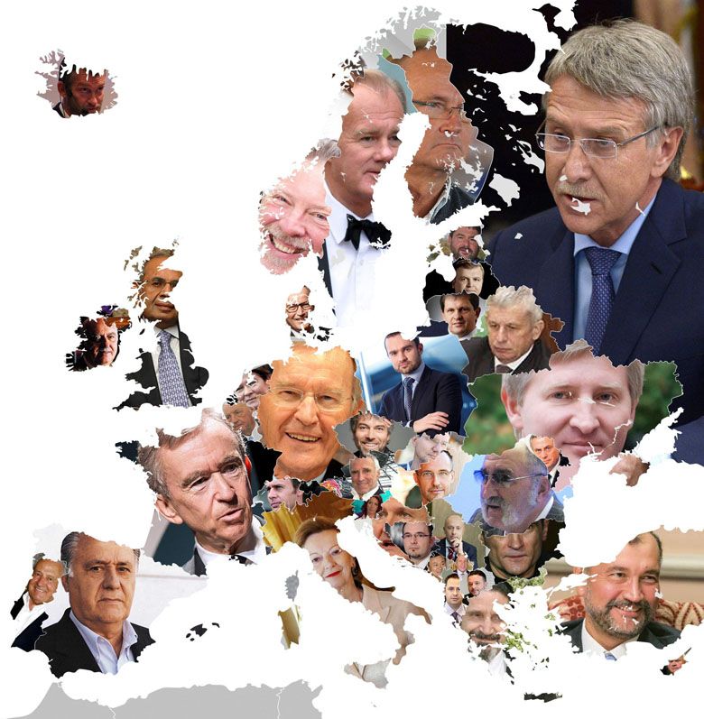 Najzamożniejsze osoby w Europie