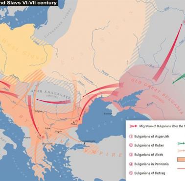 Bułgarzy i Słowianie w VI-VII wieku