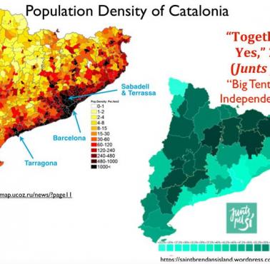 Jak Katalończycy głosowali za niepodległością w 2015 roku