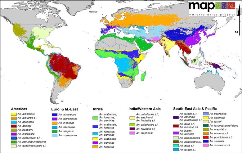 Mapa źródeł malarii