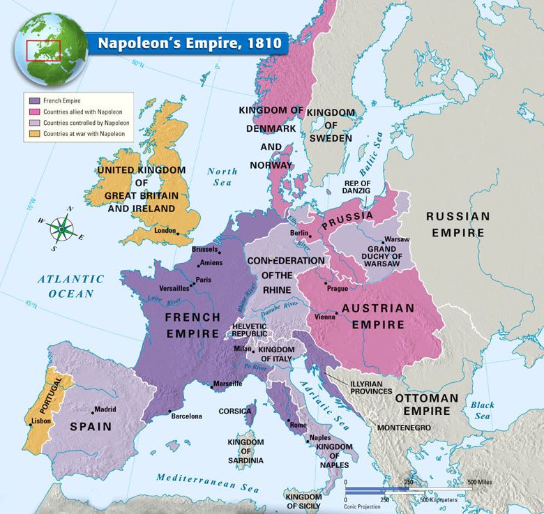 Imperium francuskie w czasach napoleońskich, 1810
