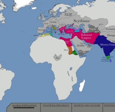 Mapa świata z 282 roku p.n.e.