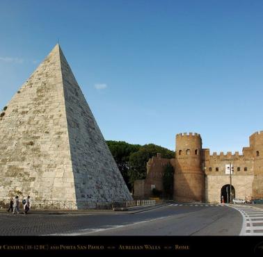 Piramida Cestiusza – monumentalny grobowiec znajdujący się w Rzymie, przy prowadzącej do portu w Ostii Via Ostiensis.