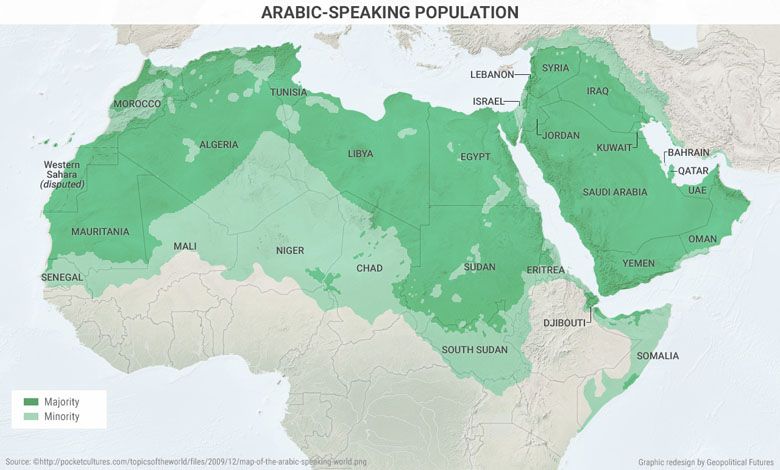 Gdzie dominuje język arabski