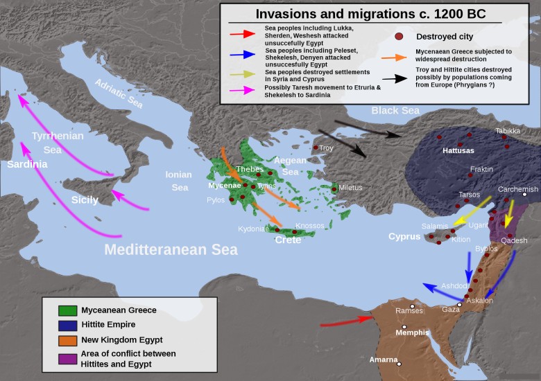 Inwazje i migracje ok. 1200 p.n.e.