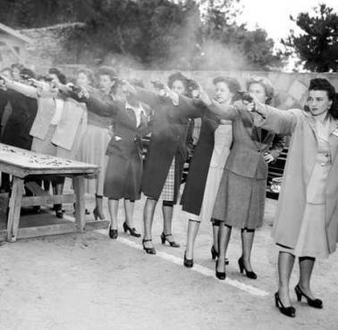Szkolenie kobiet w Departamencie Policji w Los Angeles, 6 marca 1948
