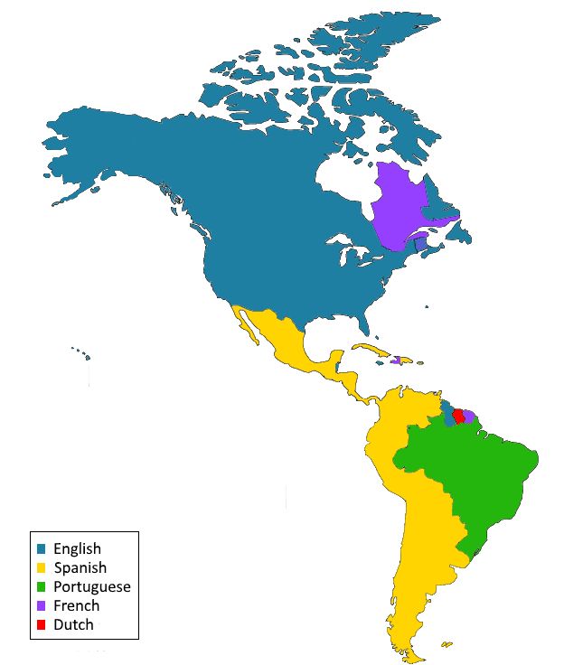 Języki urzędowe na obszarze obu Ameryk