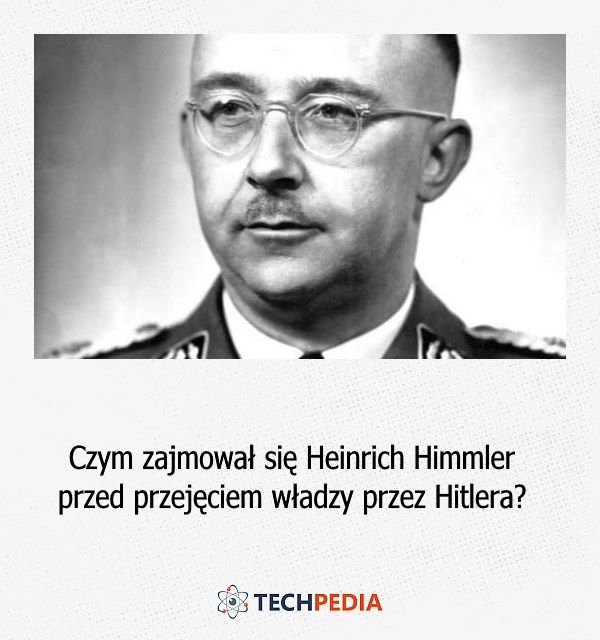 Czym zajmował się Heinrich Himmler przed przejęciem władzy przez Hitlera?