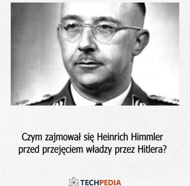 Czym zajmował się Heinrich Himmler przed przejęciem władzy przez Hitlera?