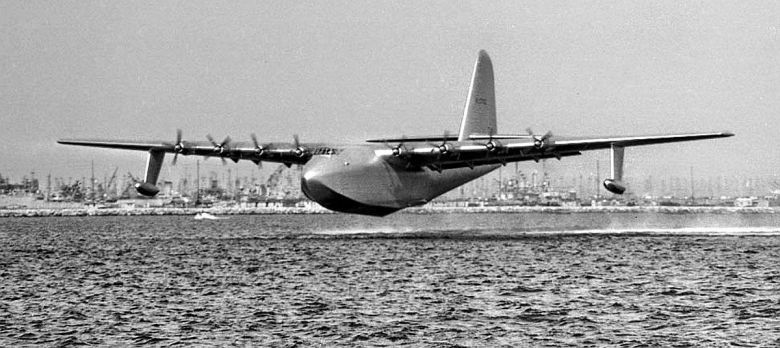 Hughes H-4 Hercules - amerykański samolot o największej rozpiętości skrzydeł, jaki kiedykolwiek powstał, 1947