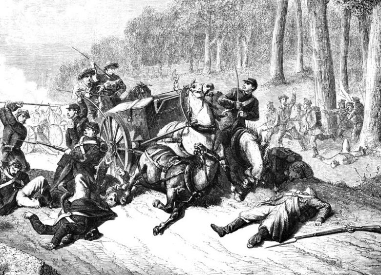 8 VIII 1863 Polacy pokonali Rosjan pod Żyrzynem, zdobywając broń. To jeden z największych sukcesów powstańców styczniowych