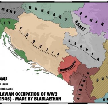 Okupacja i podział Jugosławii, 1941-45