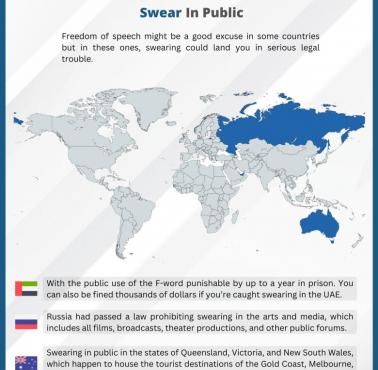 Kraje, w których nie powinno się przeklinać w miejscach publicznych