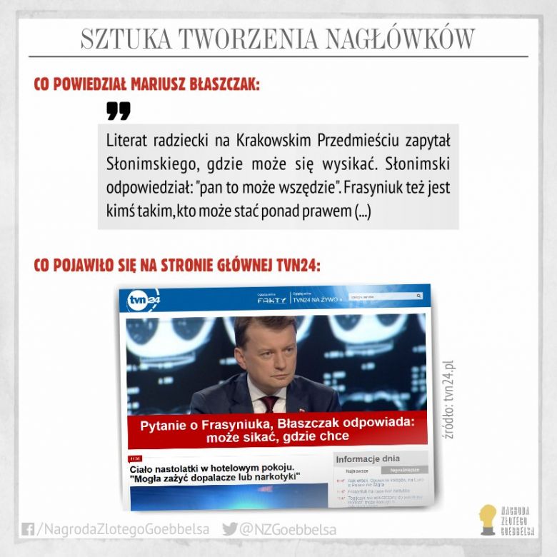 Wojna informacyjna, jak tworzy się nagłówki