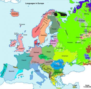 Języki występujące w Europie, stan obecny