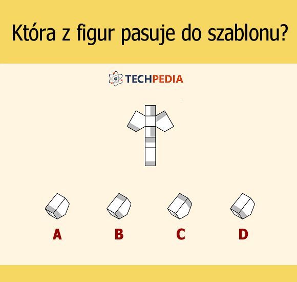 Która z figur pasuje do szablonu?