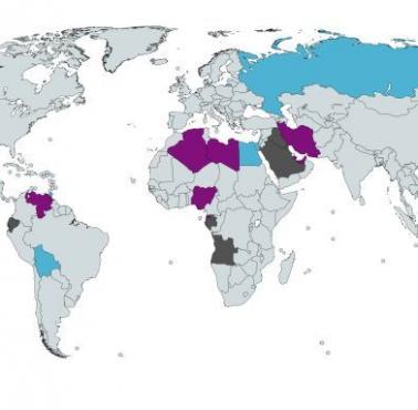 Członkowie OPEC (ang. Organization of the Petroleum Exporting Countries) i Gas Exporting Countries Forum (GECF)