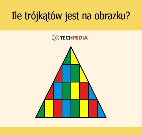 Ile trójkątów jest na obrazku?