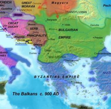 Bałkany w 900 roku