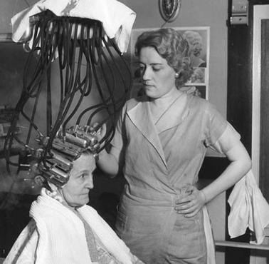 Salon piękności, Long Beach, Kalifornia, 1934