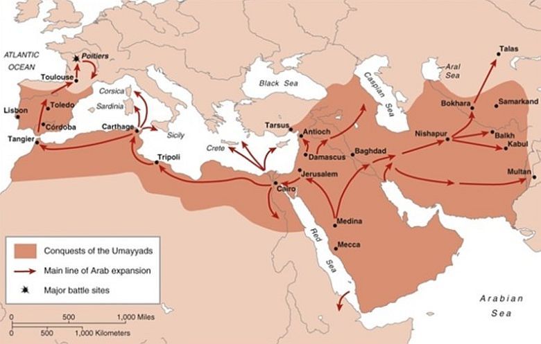 Historia podboju Europy przez wojska kalifatu islamskiego