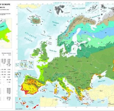 Bioklimatyczna mapa Europy