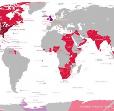 Imperium brytyjskie u szczytu potęgi