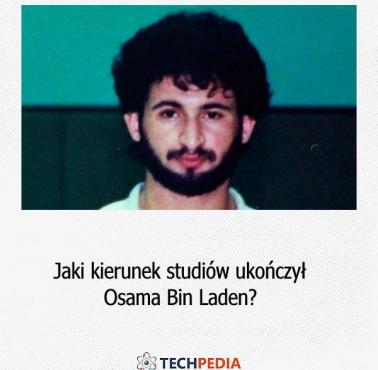 Jaki kierunek studiów ukończył Osama Bin Laden?